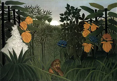 The Repast of the Lion Henri Rousseau